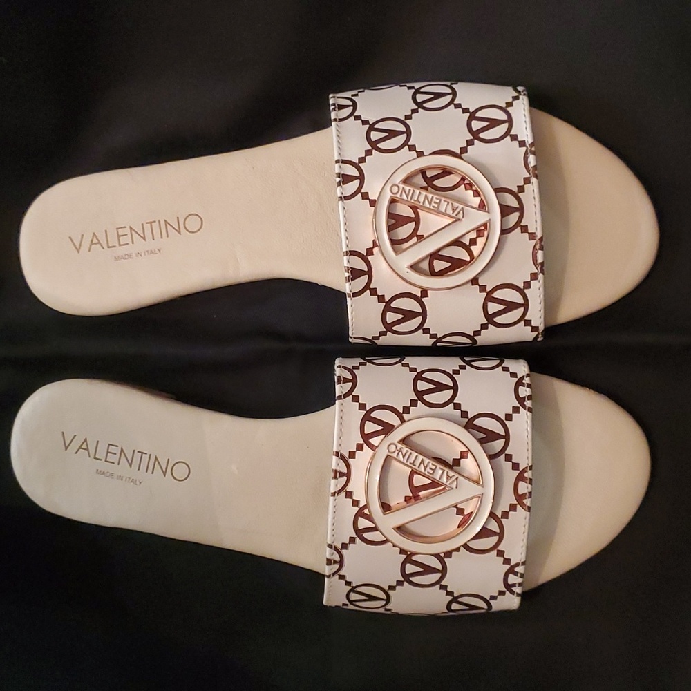 Valentino  leather sandals made in Italy